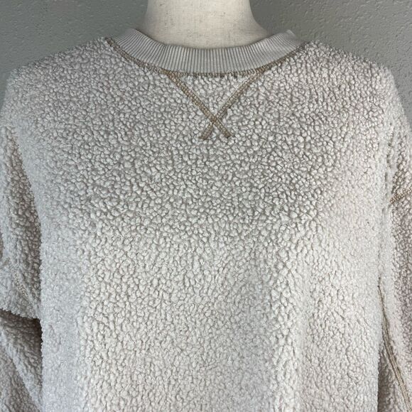 American Eagle Outfitters Oversized Fleece Sweatshirt Size XS EUC - Picture 2 of 8